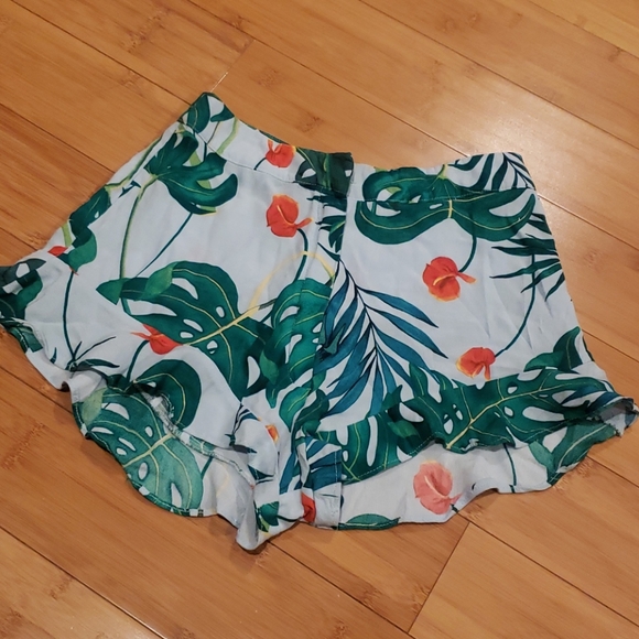 Zara Tropical Print Shorts - Picture 3 of 6
